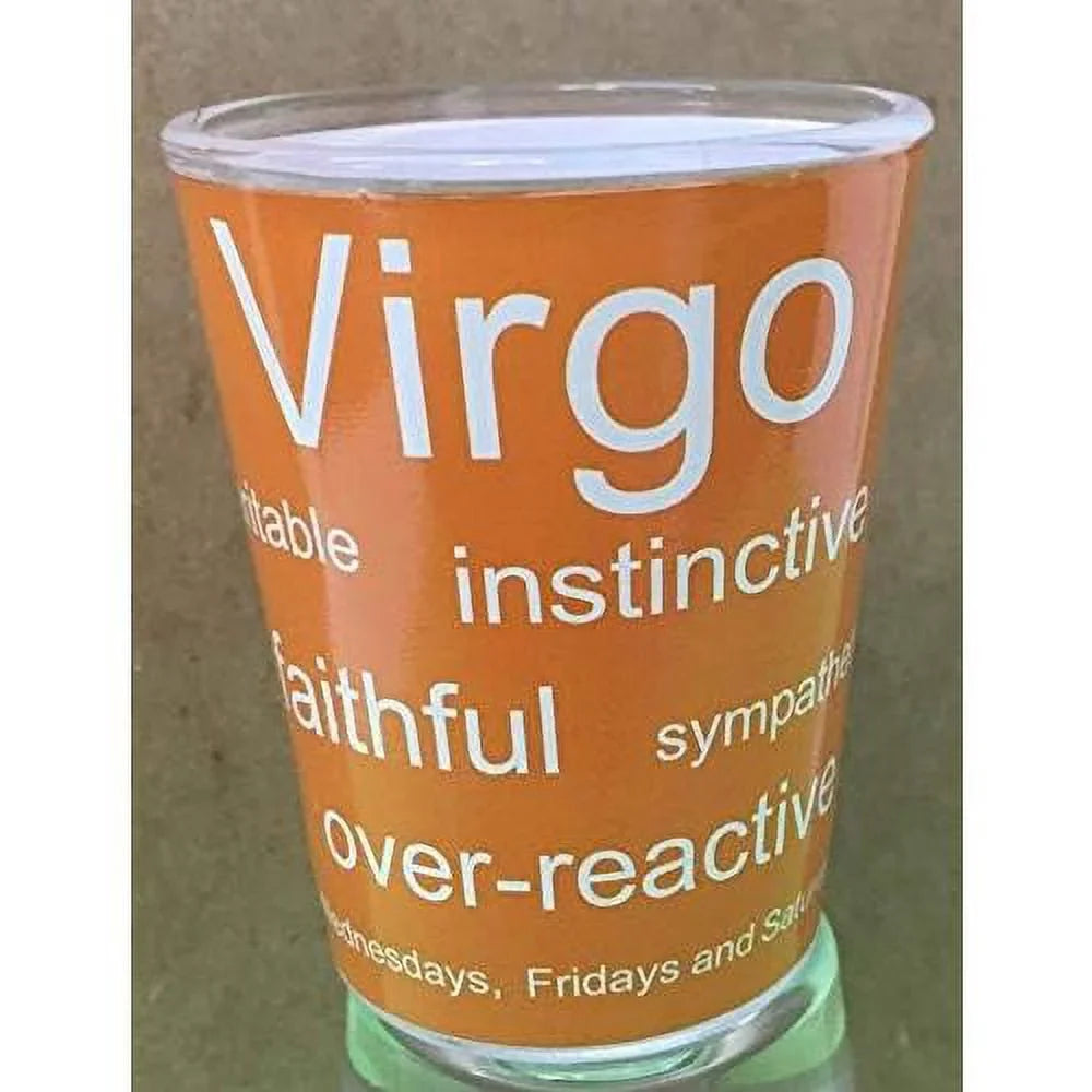 Glass Sep Virgo Sign Shot - 23) - 24 (Aug