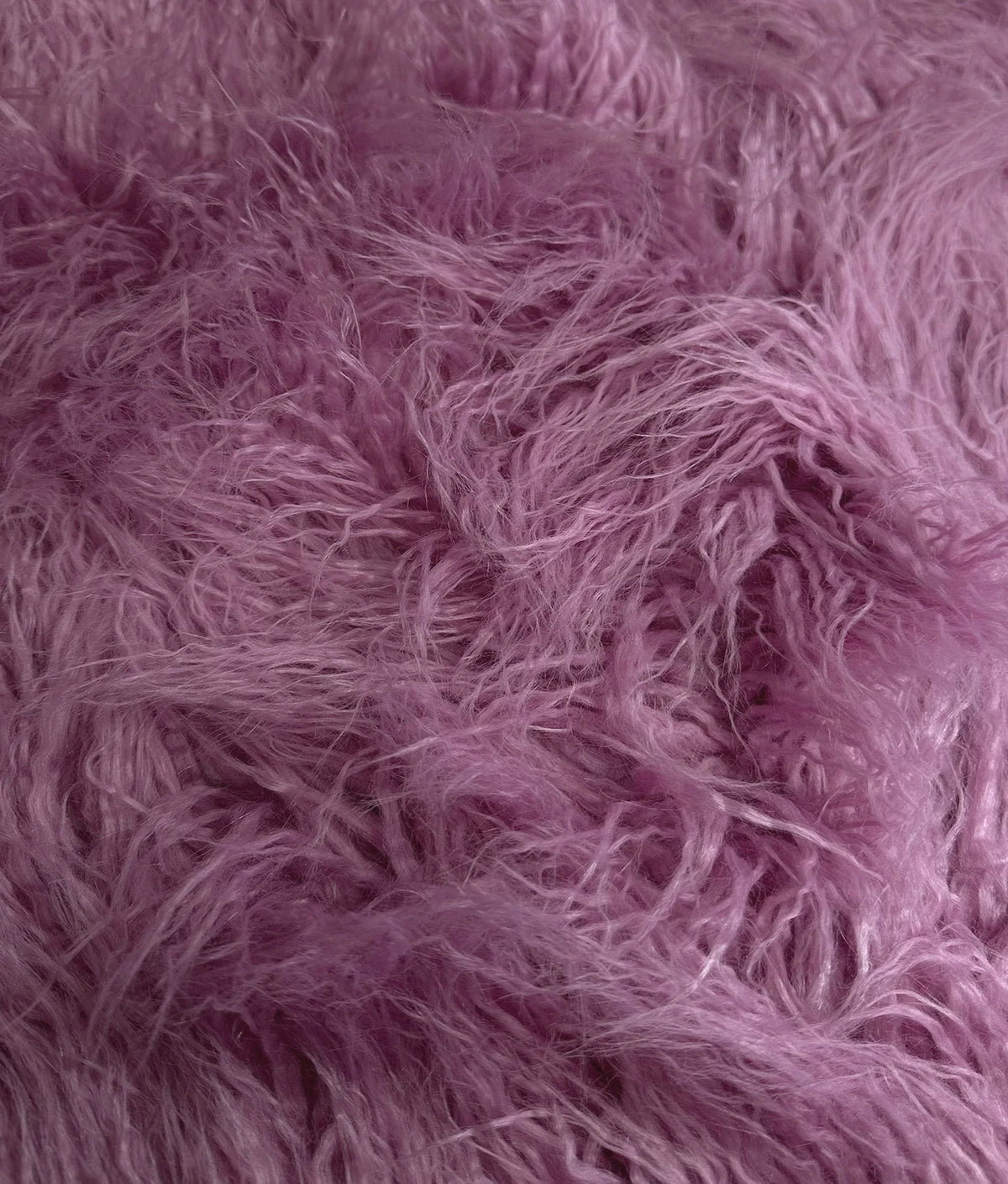 3.5" / Fake Rose) Yak 58" (Dusty Faux Continuous Craft, Yard Sewing Wide Fire LONG FUR Yarn Yard Pile 2.3oz Cosplay by Retardant Per Japanese CURLY Sold
