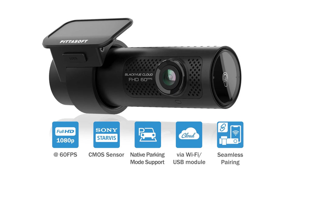 BlackVue Lens DR770X-1CH With Cloud-Ready WiFi Single | Cam 256GB GPS Dash & 1080p 60FPS Card