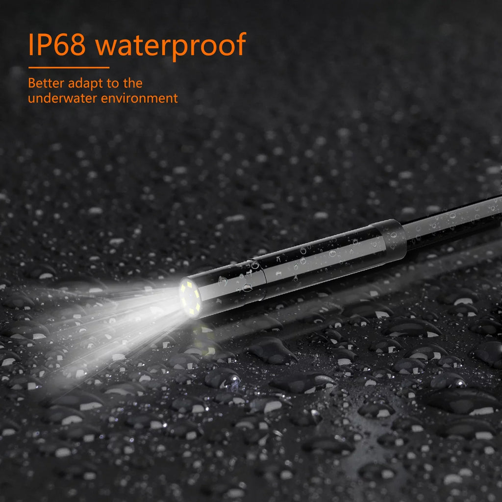 Waterproof Camera Industrial Dual Camera * Camera endoscope,1944P 4.5 IP68 Shinysix Display inch Camera LED 1944P Waterproof Camera IP68 5m inch Display inch 8 4.5 1080P/2592 Waterproof LED