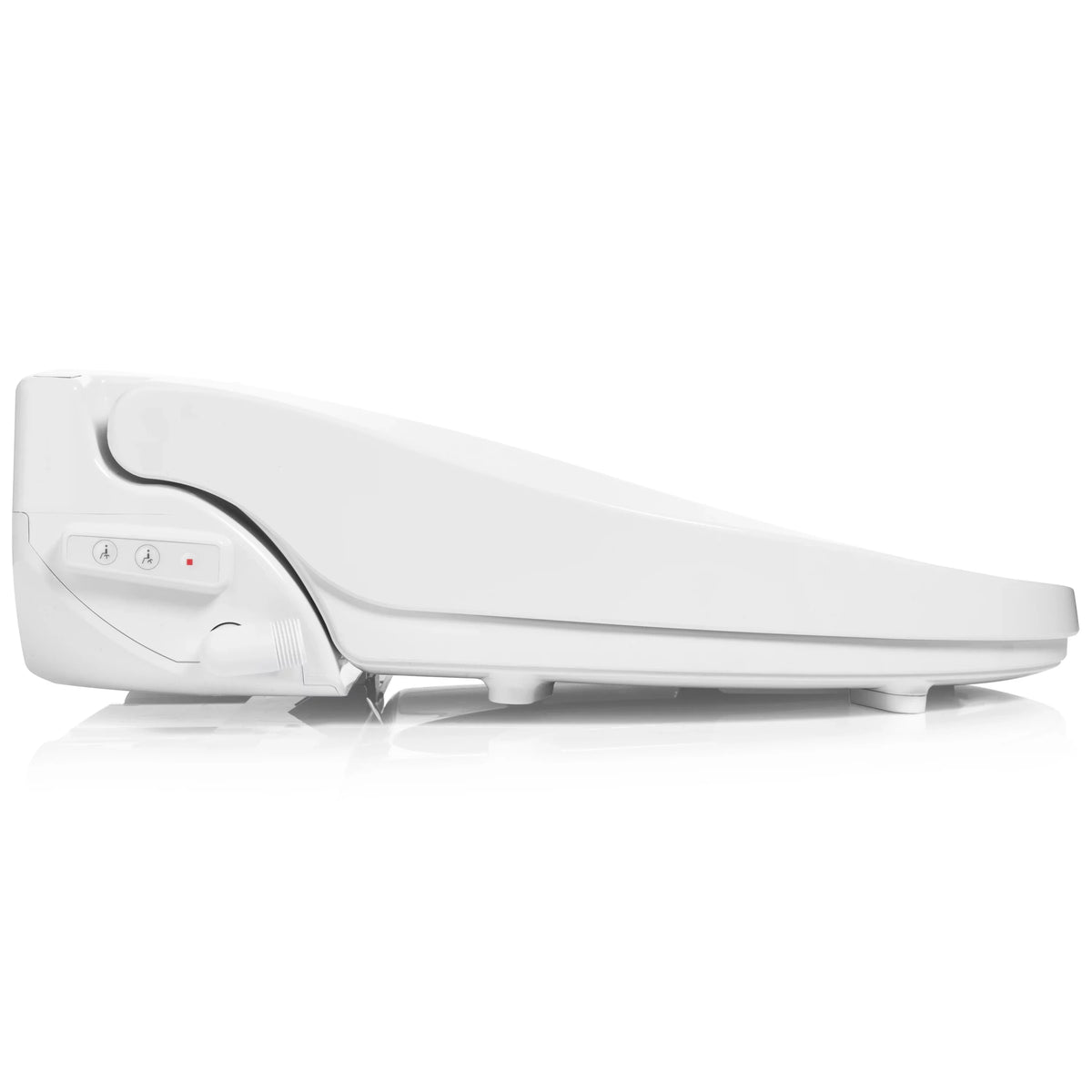 Brondell Round Seat Remote Toilet Advanced Control, Bidet White with Swash DR802