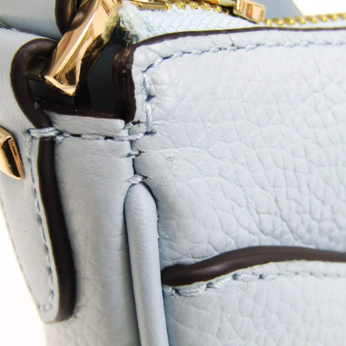 Blue (Good) Leather Kors Michael 35R3G4DC5L Shoulder Bag Pre-Owned Women's DOVER Light