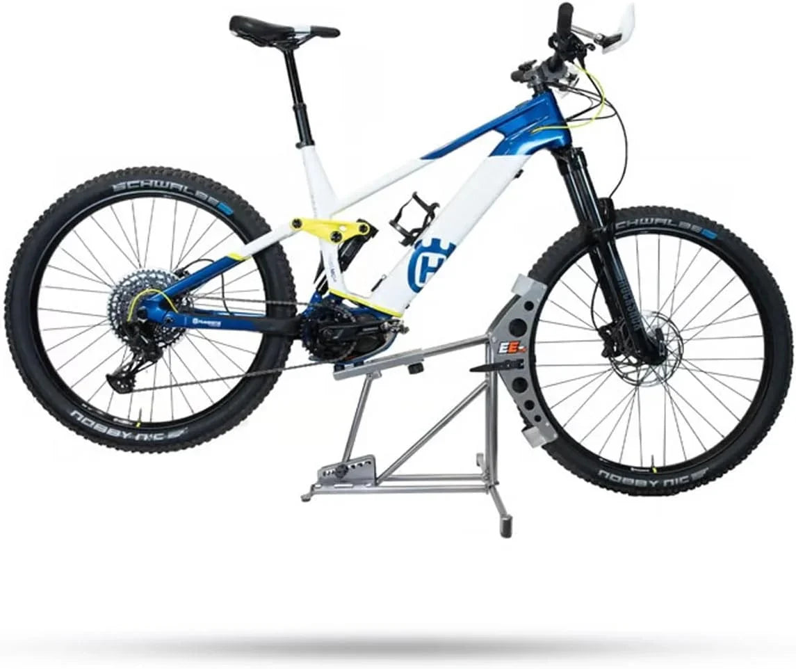 E-Mountain Bike Repairs, Mountain Stand Engineering 41-MTB-Stand Enduro or Washing Bike for Maintenance, Bike