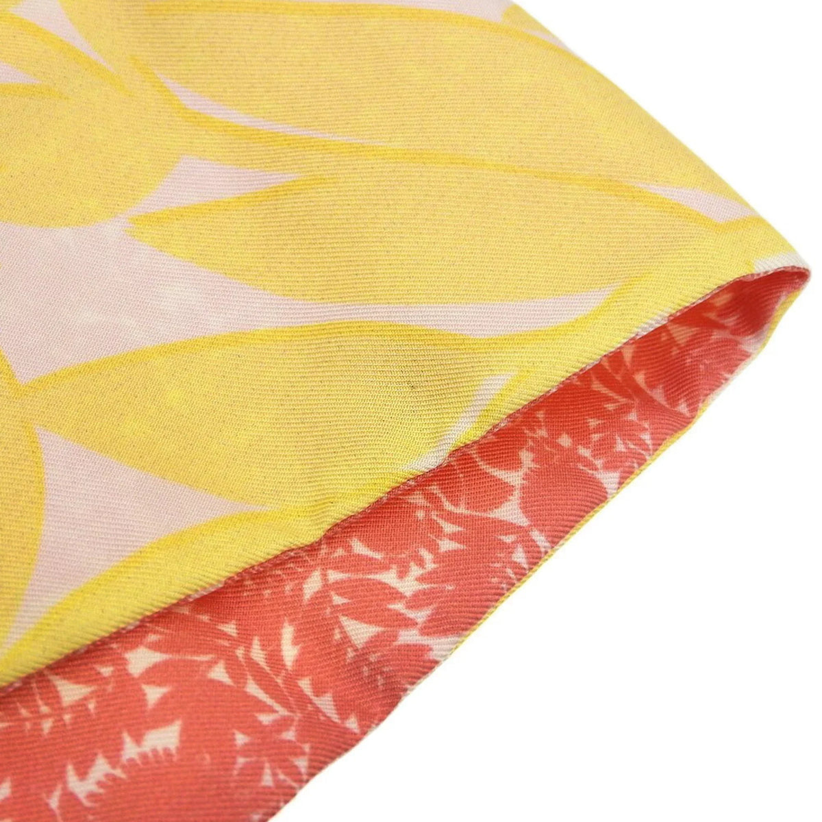 M75272 Pre-Owned VUITTON Louis Tropical Silk Pink Yellow (Good) Scarf Flower Vuitton LOUIS Bandeau