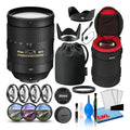 Lens Keeper Hood Nikon AF-S UV, Cleaning ED + + Lens Lens Macro 28-300mm Lens Cap with NIKKOR Filter Kit Filters Case Padded + Kit FL CPL, (2191) Intl Tulip + VR f/3.5-5.6G +