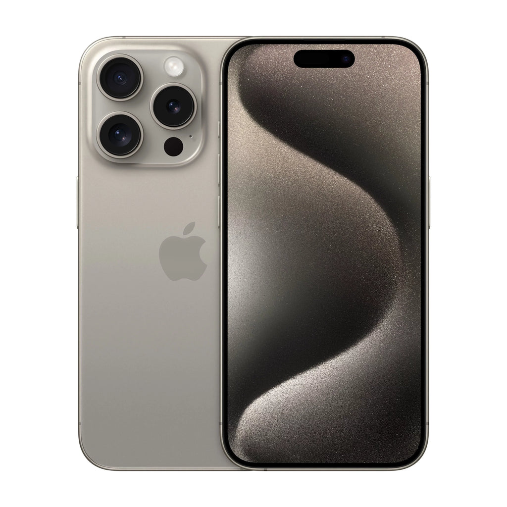 By 15 Verizon 256GB, - Pro, iPhone Natural Total Apple Smartphone Prepaid
