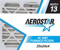 20x24x4 MERV 6, Filter, the Made Pleated 24 Air in 4, USA Aerostar 13, of x Box 20 x
