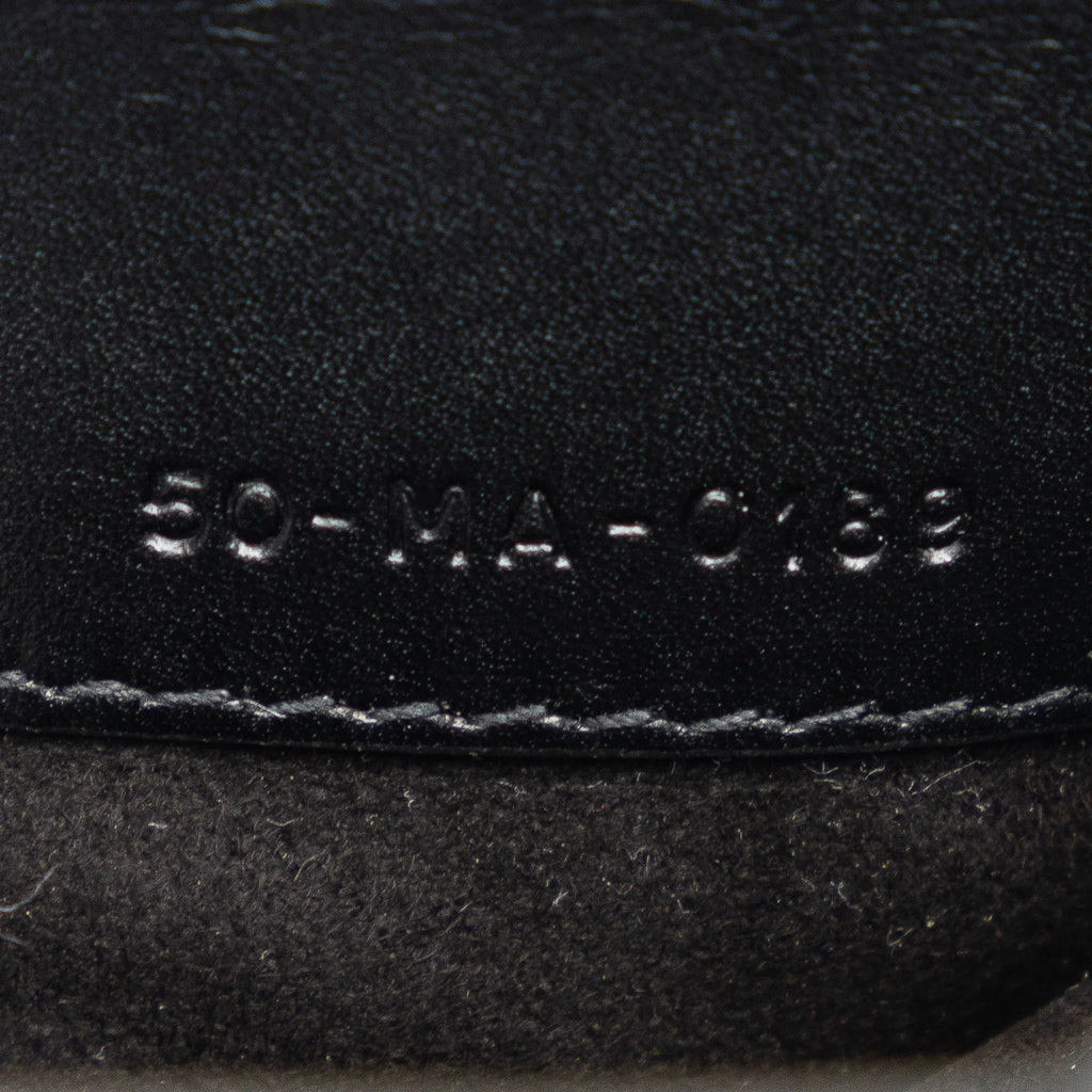 Black Pre-Owned Belt Authenticated Saddle Bag Dior Calf Unisex (Good) Leather