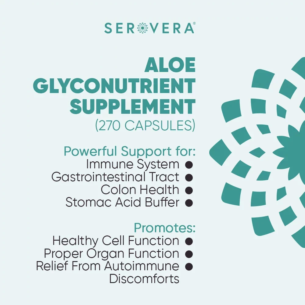 Supplement for 500-Immune Veggie System Months Up with 3 AMP Support Colon Caps-Gluten Supply Free- Serovera L-Glutamine-270 Modulator Health-Immune to