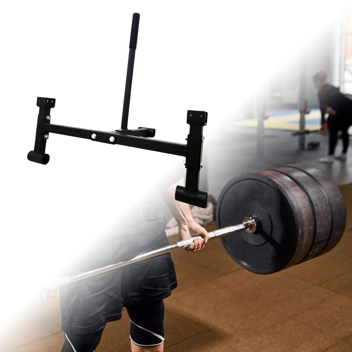Sport Gym Plates Deadlift Equipment Compact Barbell Stand Workout funtasica for Weight