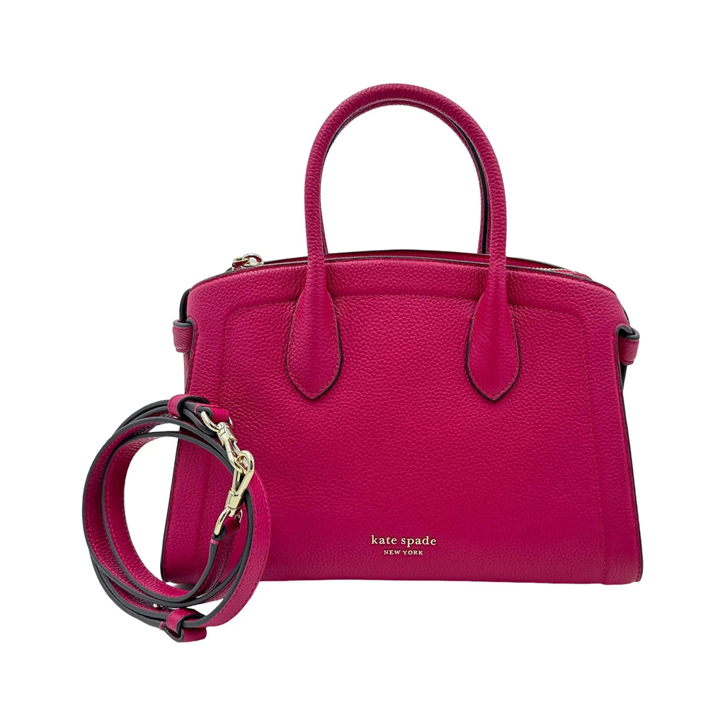 Satchel Colorblocked Medium - Kate Multi Top Spade Zip Knott Renaissance Rose