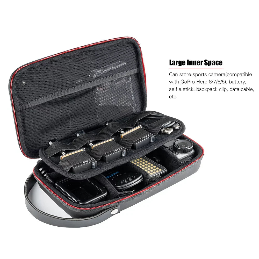 8/7/6/5 OSMO DIY Portable EVA Camera Waterproof TELESIN - Action, Storage Accessories Pocket Compatible DJI Storage OSMO Box Case Action and with