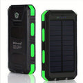 Hook Bank Compass Mobile 10000mah Solar Built-in Charging Panel Portable And Power Power Solar Waterproof With Mobile Charger