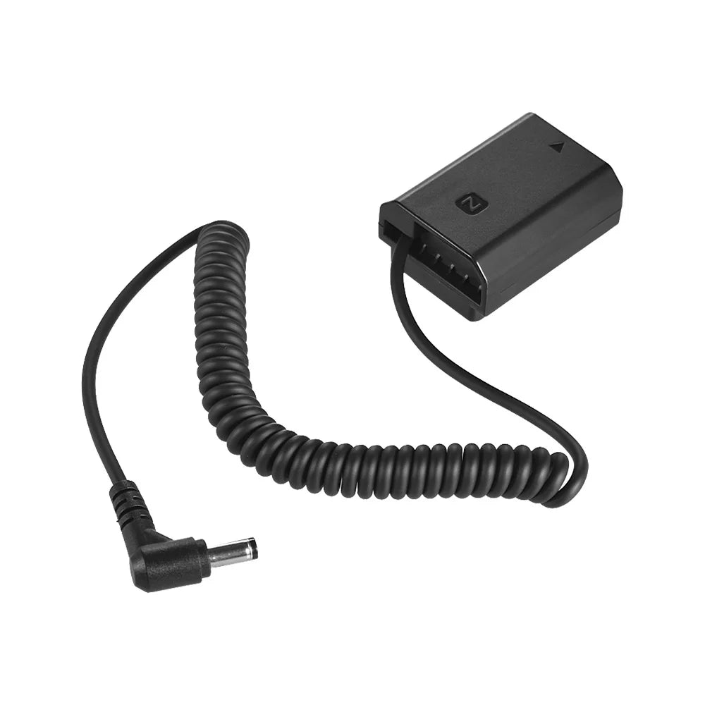 A7RIII NP-FZ100 Battery Pack Coupler Connector A7SIII, Dummy Solution Cable, Sony for Long-lasting A9 Adapter A7III