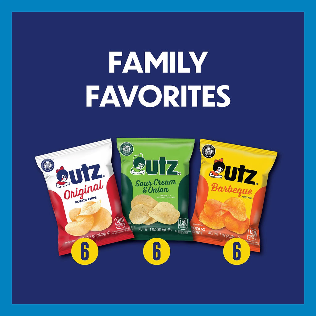 Potato 1 Count Gluten-Free, oz, Pack, Pack, Chips, Chip Variety Utz 18