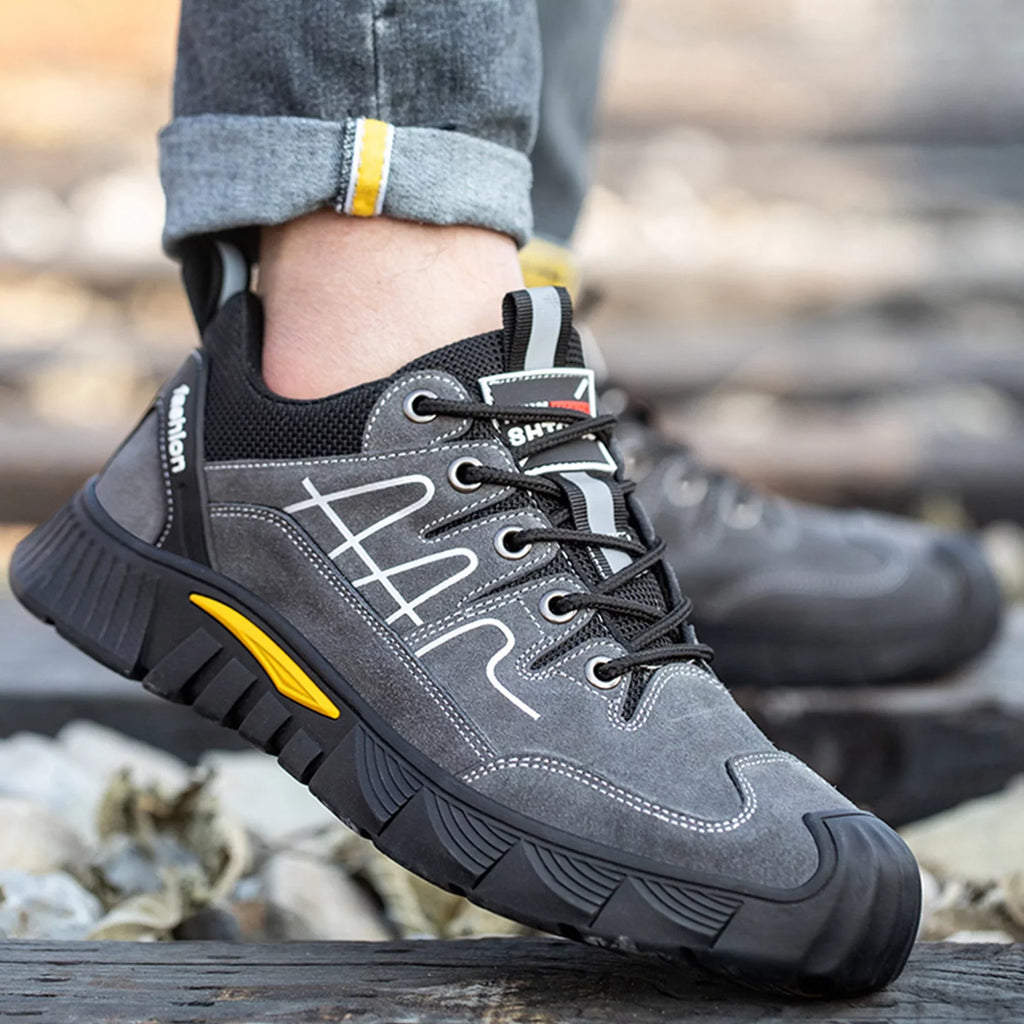 Work Safety Shoes Tanleewa for Lightweight Toe Size Men Sneakers Men9.5/Women10.5 Steel Shoe
