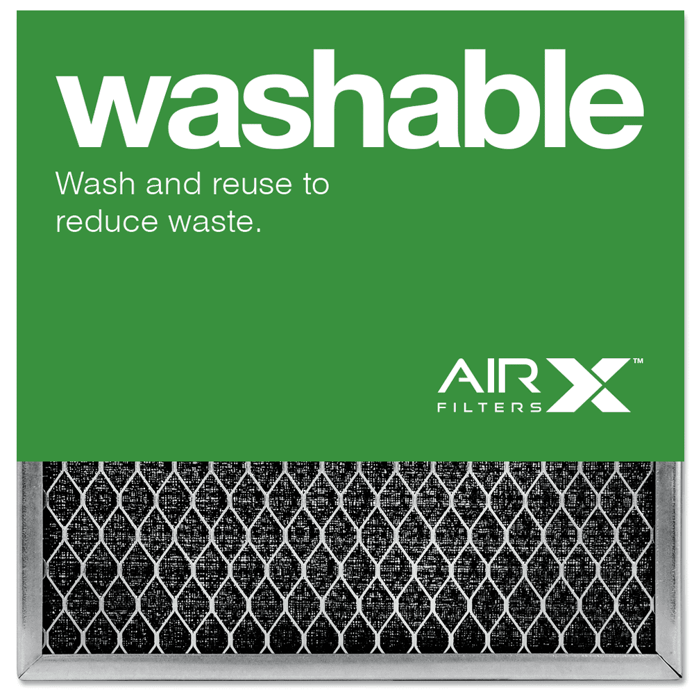 Air Steel Washable Filter Heavy to Duty Filter 1-Pack AIRx Replace Filters MERV 1 Filter, Replacement Filtrete Basic 12x12x1 Permanent Mesh