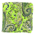 Wild Silk & Paisley Western One M Men's F Size Lime Rag