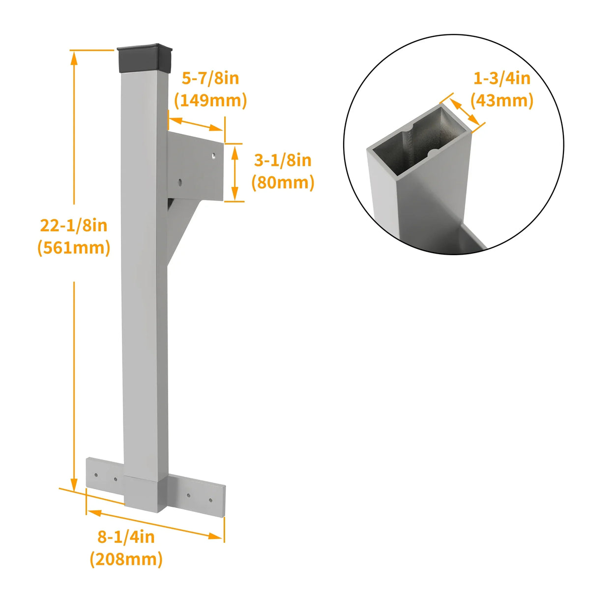 Rack Ladder Vans Trailers Bracket Roof Kojem for Enclosed Adjustable Cargo Kit