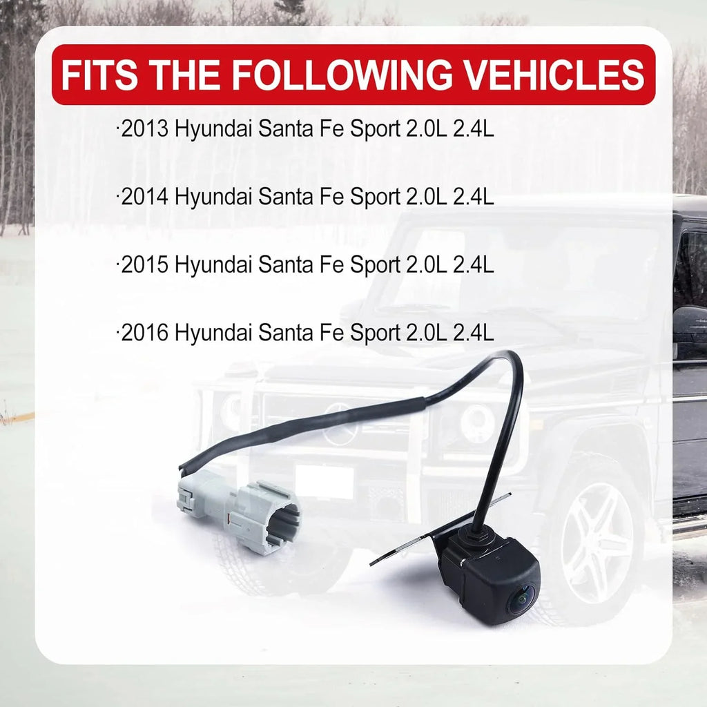 2.4 Backup Rear 2013-2016 Camera Replace Parking View Fe 95760-2W000-FFF Sport 2.0 Santa for 95760-2W000 Hyundai ist