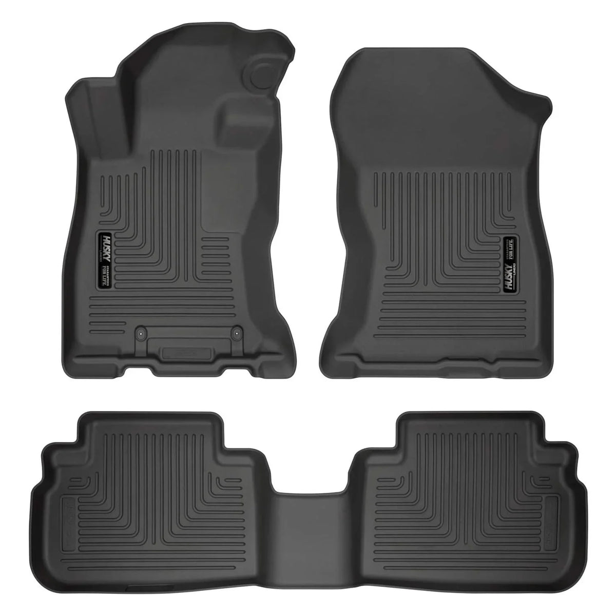 Row for Front 2nd HL-95891 Subaru Forester, Weatherbeater by Seat & Mats Floor RealTruck Specific, Husky