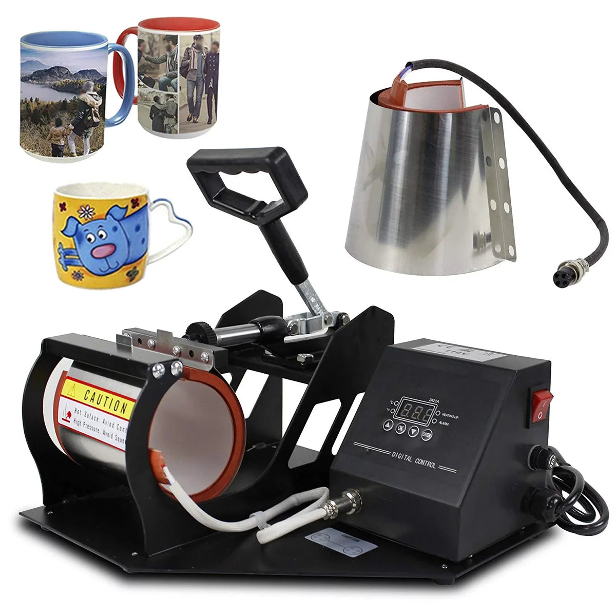 Heat in Cup Digital 2 Press Coffee ZENSTYLE Transfer 1 Sublimation Mug Machine