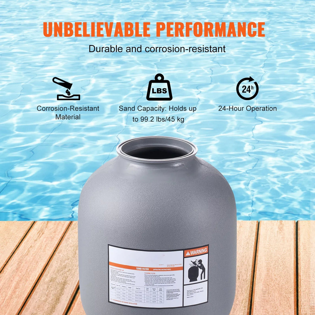 Sand with BENTISM Swimming Above 19" Filter Valve 7-Way Filter Pool Sand Inground