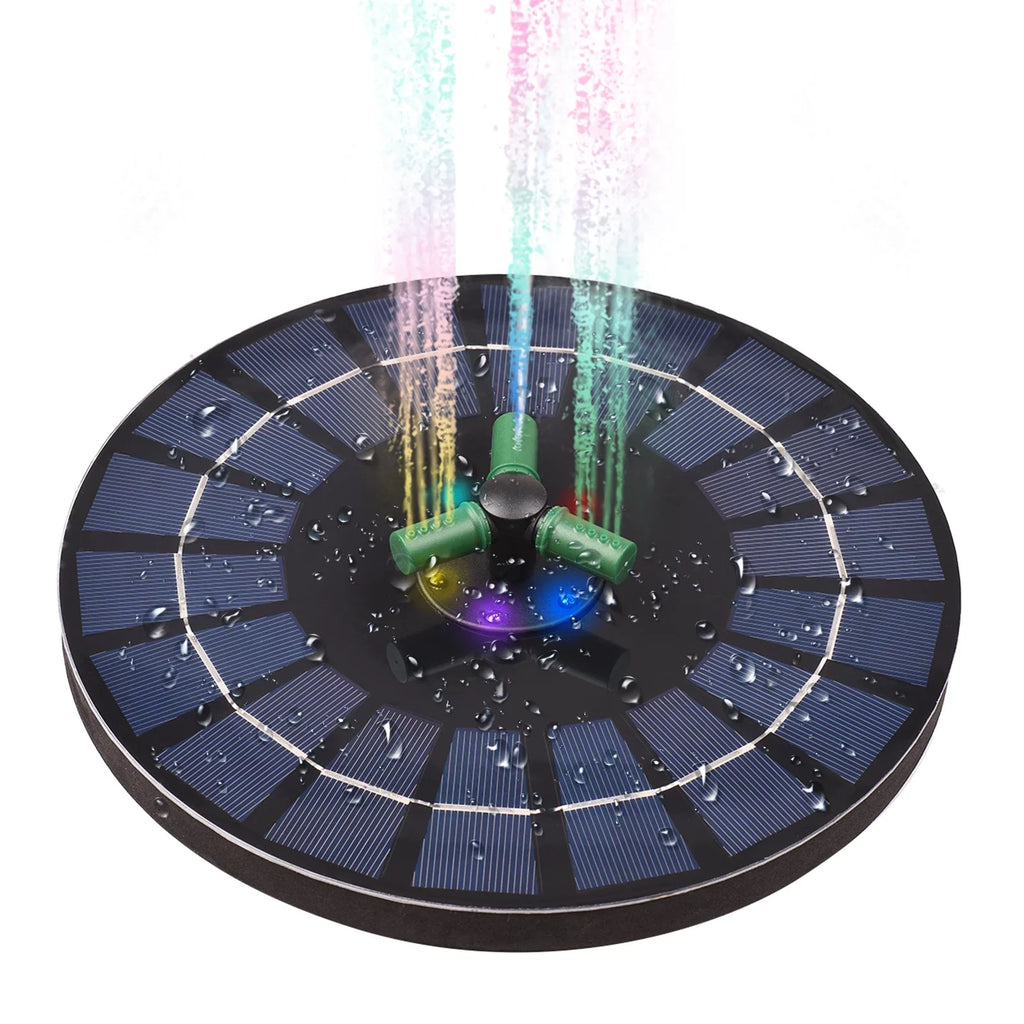 Rotatable Brewel With fountain,Battery Bath Nozzle Pump Auto-shut Yaliya Off Off Pond With Nozzle Auto-shut Pump Auto-shut 9 Inch Led 6w Solar Inch With Solar 9 Off Battery Water Rookin