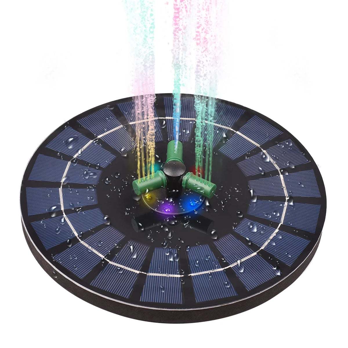 Rotatable Brewel With fountain,Battery Bath Nozzle Pump Auto-shut Yaliya Off Off Pond With Nozzle Auto-shut Pump Auto-shut 9 Inch Led 6w Solar Inch With Solar 9 Off Battery Water Rookin