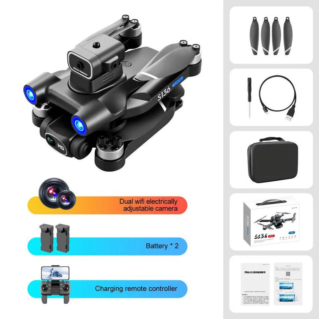 photos adjustment of 4K electric directions, brushless S136 avoid remote aircraft and to high-definition to all obstacles UAV camera in GPS take control aerial
