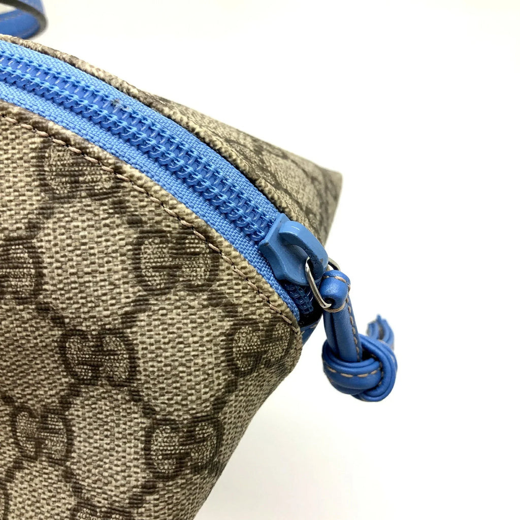 Ladies Gucci Handbag Blue ITAB3QFV27HY Leather Beige Pig RM5078D GUCCI (Good) Pre-Owned 271093 Pattern GG