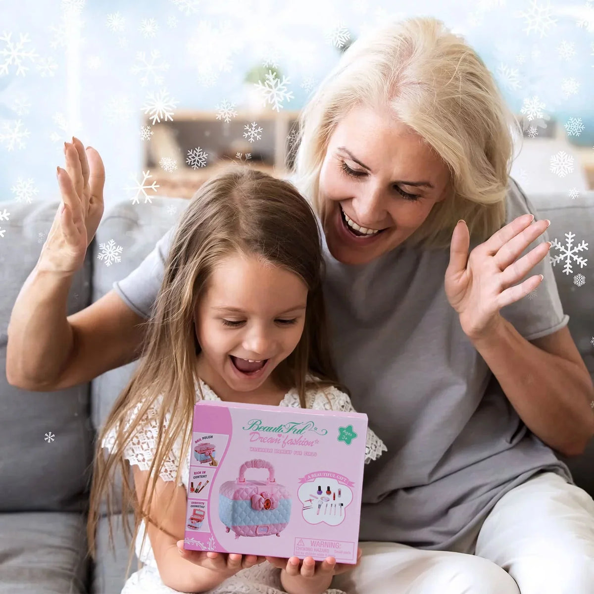 Frozen 3-12 Toys Cosmetic, & Makeup Kids Toddler for Washable Old & Safe Birthday Kit Year Set, Makeup Pcs Girl Girl Set Non-Toxic Gift Kids (Pink) for Real Makeup Girl Little 42 Christmas
