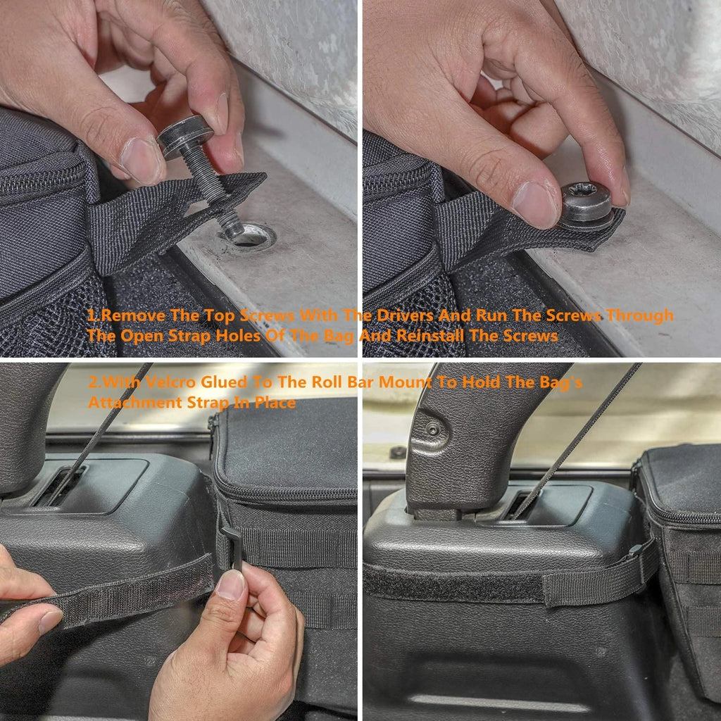 Organizer Stowing Tool 4 JL Jeep Doors Accessories for Interior Tidying Car JK 2007-2024 2024 Tray Bag Side
