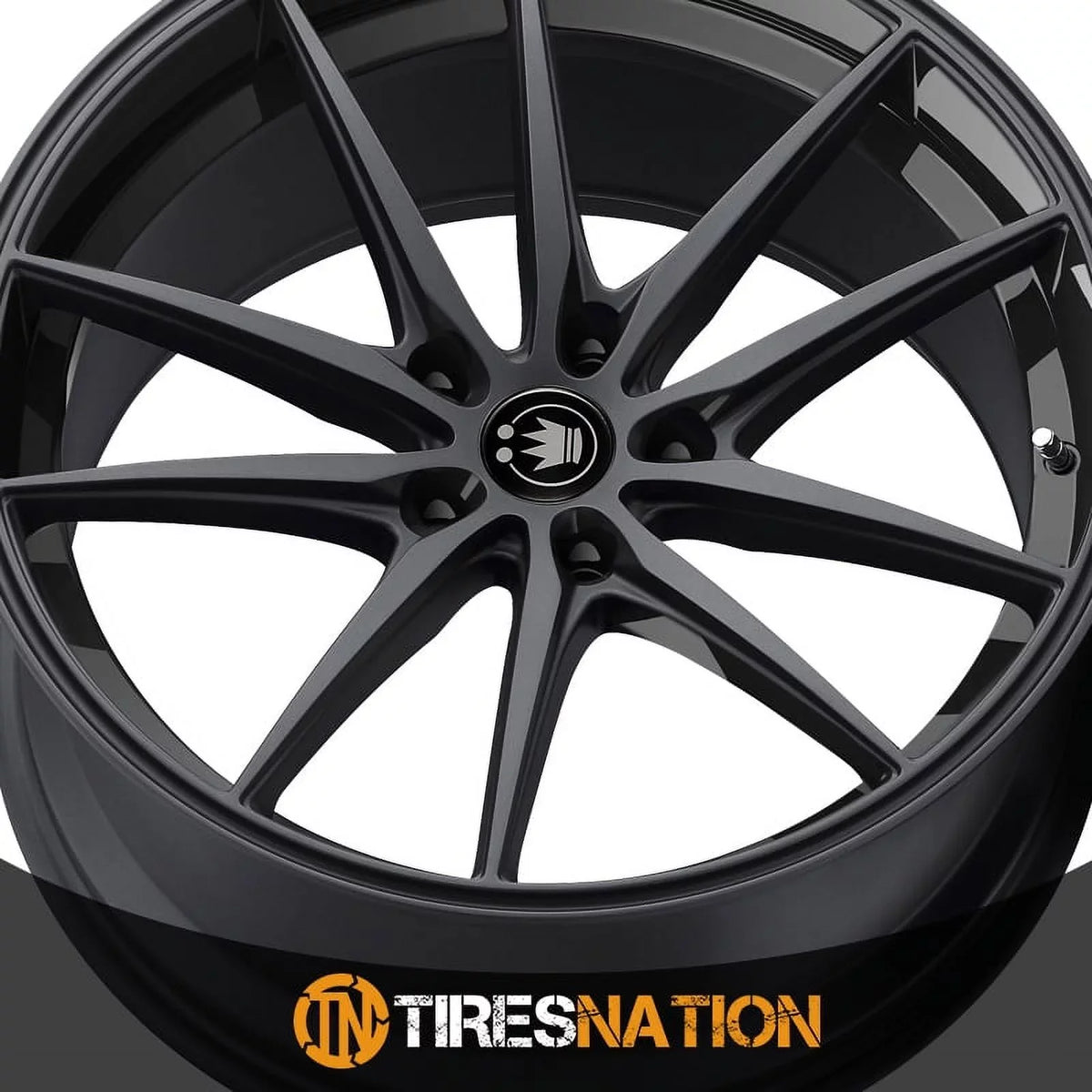 '+45et Gloss 17x8 Konig Oversteer Black 37B Wheel 5x100