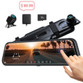 Dash Voice w/ADAS include Cam, Camera with Pelsee Mirror Parking 2.5K Vision, and Cars&Trucks, Free Rear for Mode, 24H Night Monitor Smart 10" Mirror Control, Assistant 32GB Driving BSD Card View