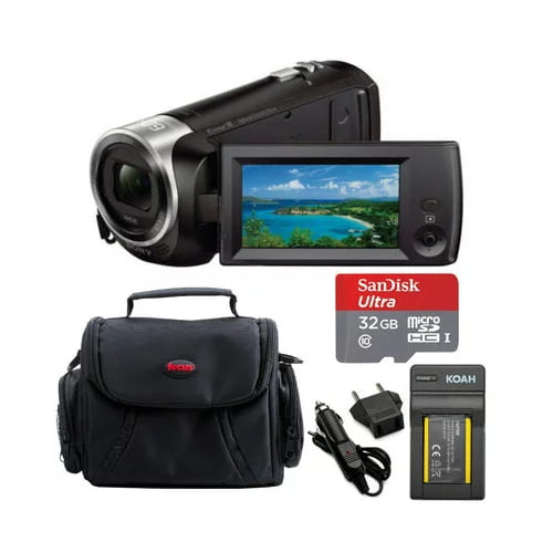 Bundle microSD Sony HD and Handycam 32GB (Black) Accessory Card with Camcorder