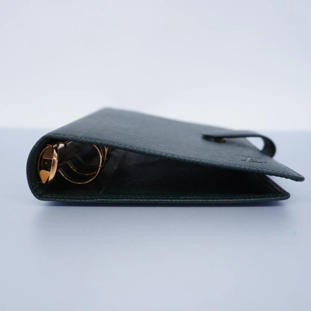 Louis Agenda (Good) Episea Vuitton MM Notebook Pre-Owned R20403 Taiga Cover Men's