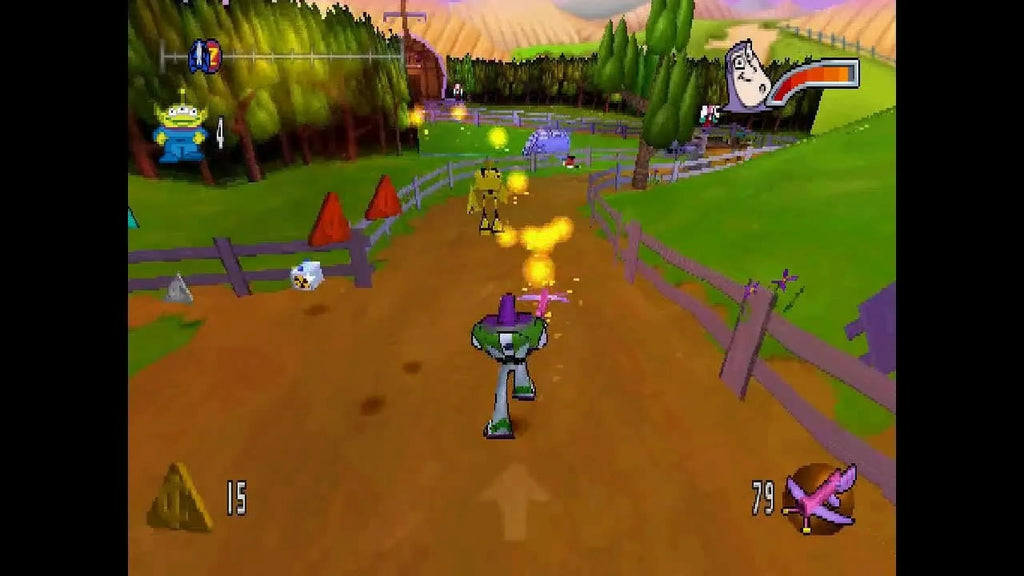 Playstation Command, of (Used) Disney - Lightyear Star Buzz Ps1