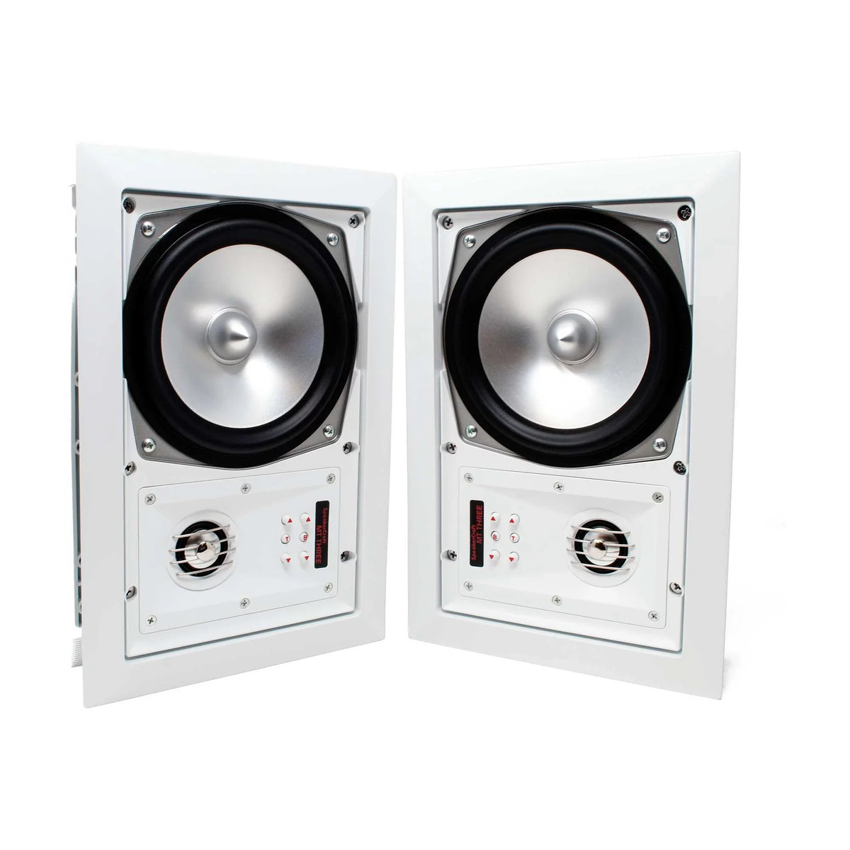 4 total) - of Speaker Includes Ceiling MT6 SpeakerCraft or Three (Multipack pair, speakers - White Grill In-Wall 8