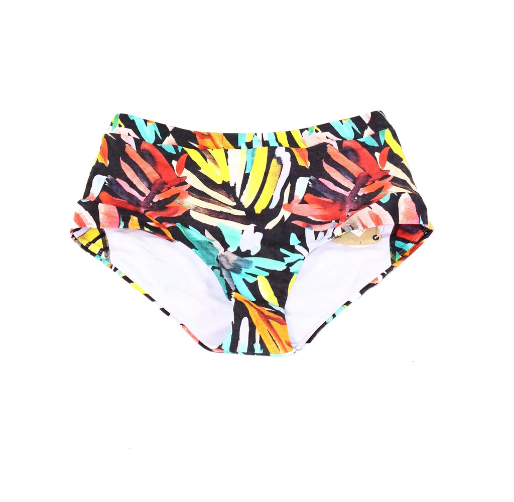 Bottom Swimwear Print S Leaf Bikini Small Women's