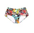 Bottom Swimwear Print S Leaf Bikini Small Women's