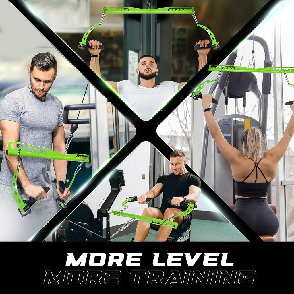 LAT Home Cable Yes4All Pulldown for Pulley Attachments Gym Machine Grip Neutral Bar/Spreader/Paddle System Wide Multi-Grip