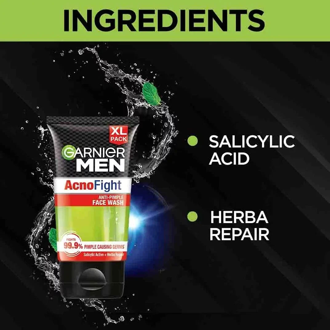 of 150g Repairs Balances Wash, 2) Garnier Skin Anti-Pimple Face & (Pack Men,
