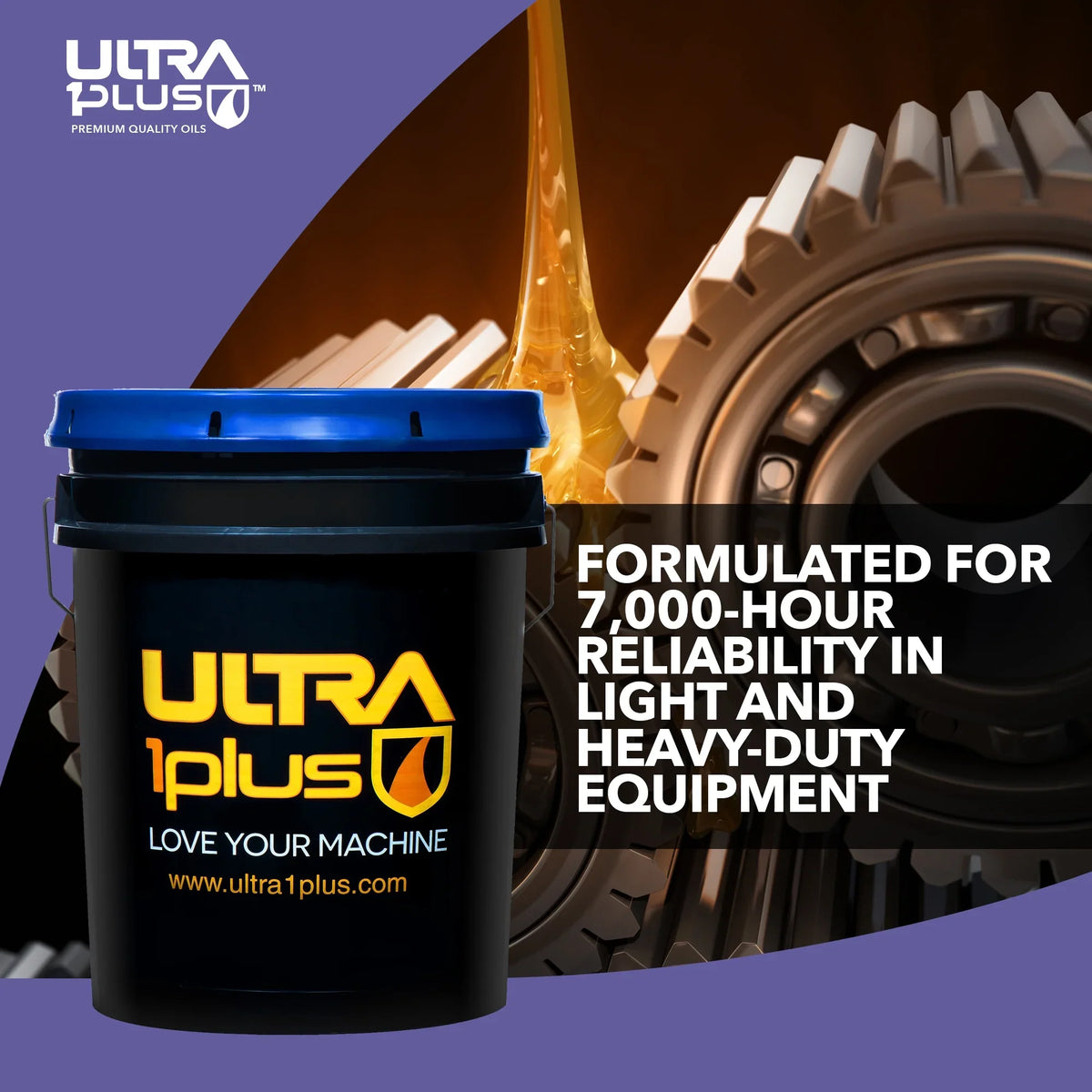 Gallon ISO (5 Ultra1Plus Pail) Hydraulic 32 Conventional Oil AW