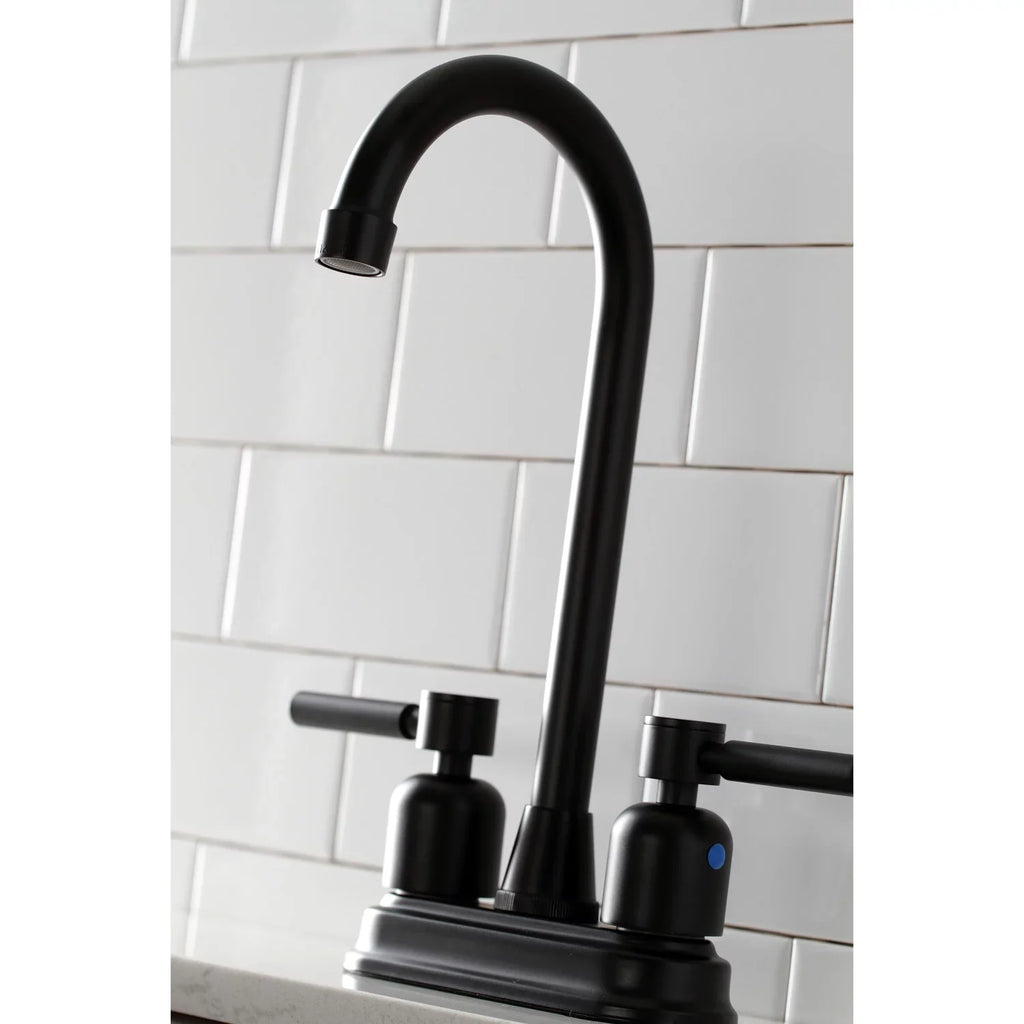 Matte Kingston Black Faucet, Bar Brass KB8490DL Concord