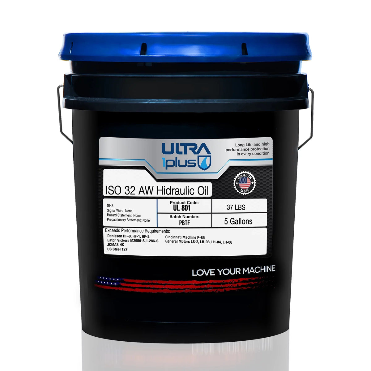 Gallon ISO (5 Ultra1Plus Pail) Hydraulic 32 Conventional Oil AW