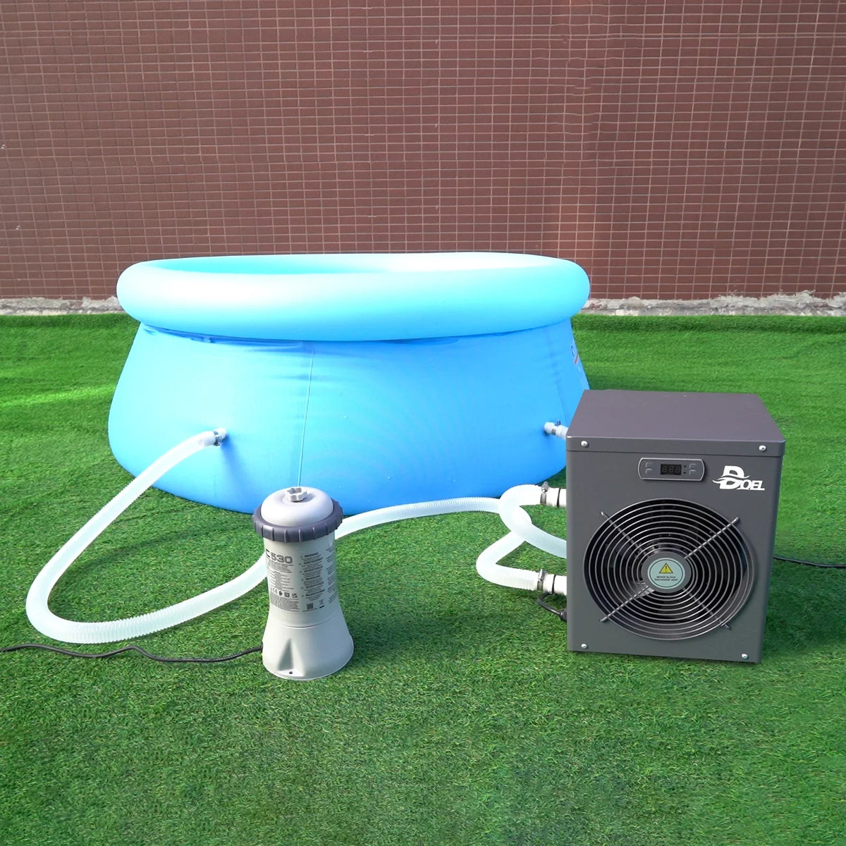 for 60Hz DOEL BTU, Pools Pump Heat Pool 12000 Swimming Above-Ground Mini