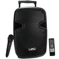 Radio FM Bluetooth Portable Lights beFree Sound and with USB/SD 10" Speaker