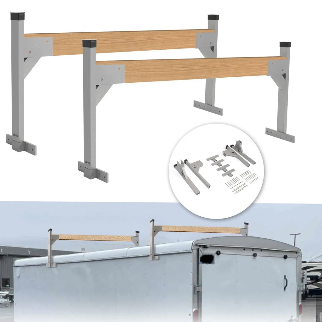 Rack Ladder Vans Trailers Bracket Roof Kojem for Enclosed Adjustable Cargo Kit