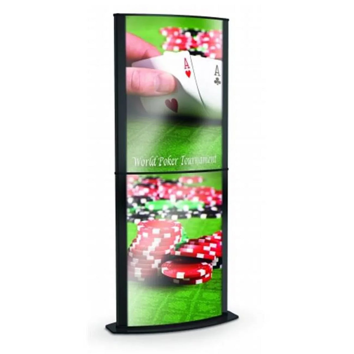 VX2-B Testrite Poster Convex Signholder- Silver SignHolders Products Visual Convex